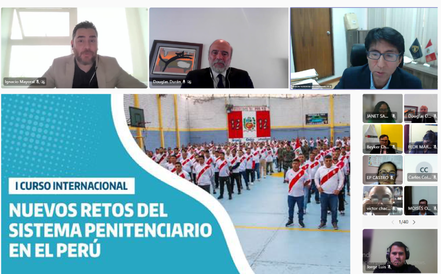 Inauguran primer curso internacional “Nuevos Retos del Sistema Penitenciario en el Perú”