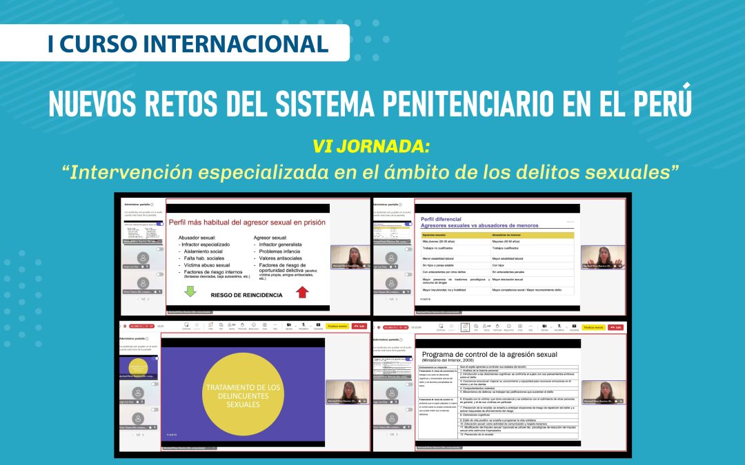 Intervención especializada en el ámbito de los delitos sexuales