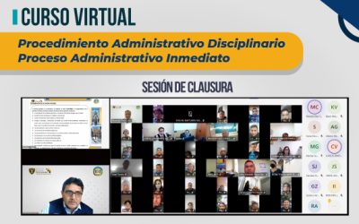 Cenecp culmina capacitación especializada en Procedimiento Administrativo Disciplinario