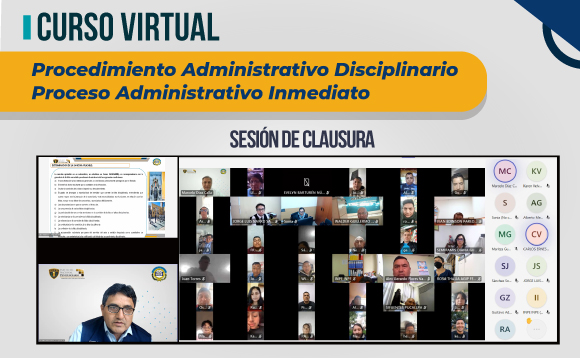 Cenecp culmina capacitación especializada en Procedimiento Administrativo Disciplinario
