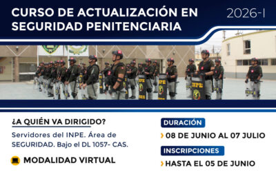 Curso «Actualización en Seguridad Penitenciaria 2026-I»