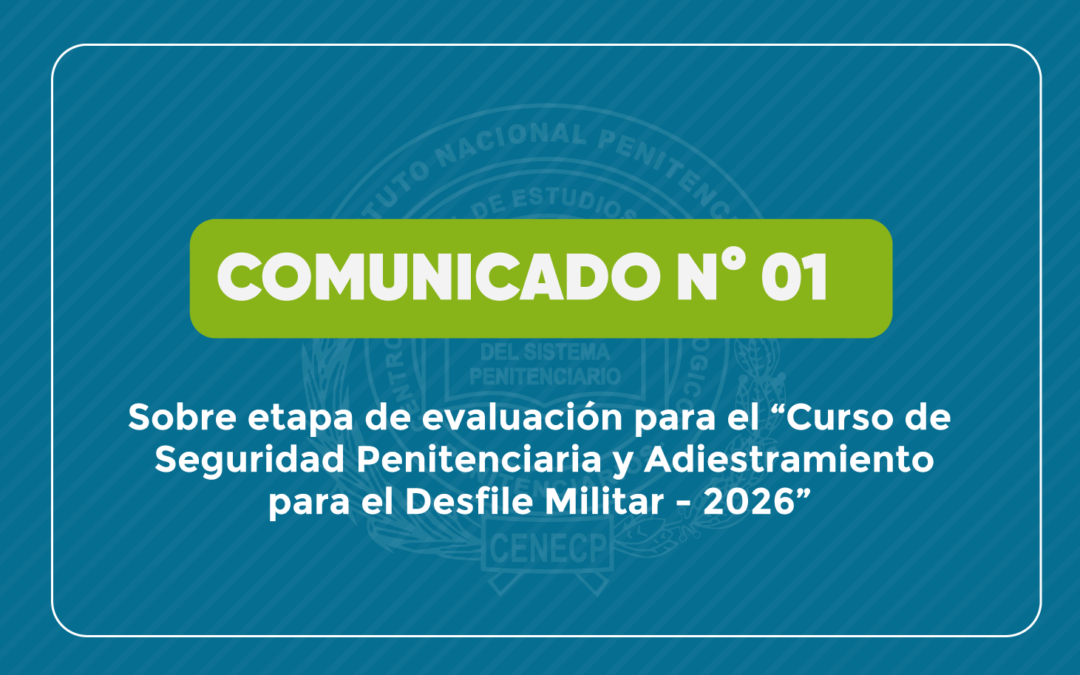 COMUNICADO 01-2026-CENECP