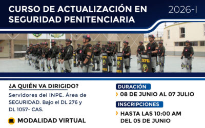 Curso «Actualización en Seguridad Penitenciaria 2026-I»