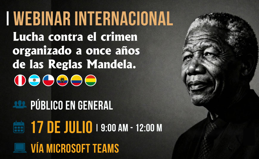 Webinar internacional en el marco de las Reglas Mandela para el tratamiento penitenciario