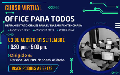 Curso virtual Office para todos. Herramientas digitales para el trabajo penitenciario