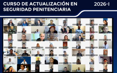 Servidores fortalecen sus competencias tras culminar curso de actualización en seguridad penitenciaria