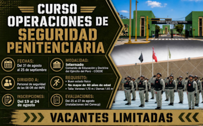 Curso «Operaciones de Seguridad Penitenciaria»